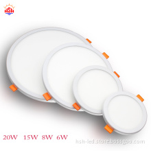 LED movable spring clip panel light